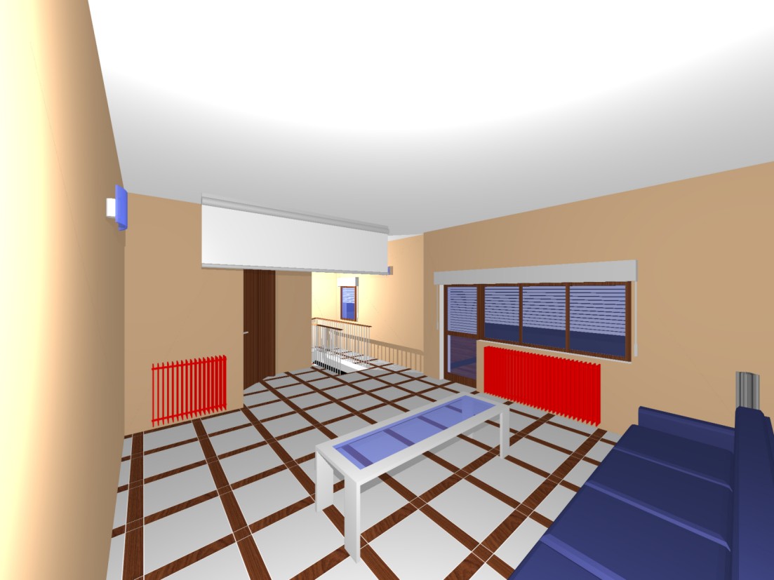 Vista della sala proiezioni