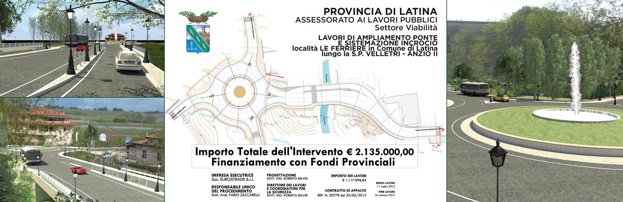 Progetto Messa in Sicurezza S.P. Velletri Anzio II - Le Ferriere, Latina