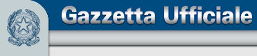 GAZZETTA UFFICIALE